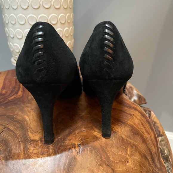Salvatore Ferragamo Womens suede and leather stitch shoes pumps size 6 - Picture 9 of 9